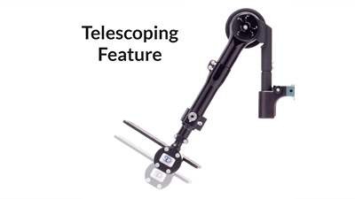 Seating Dynamics Dynamic Telescoping Footrest for Wheelchair Movement