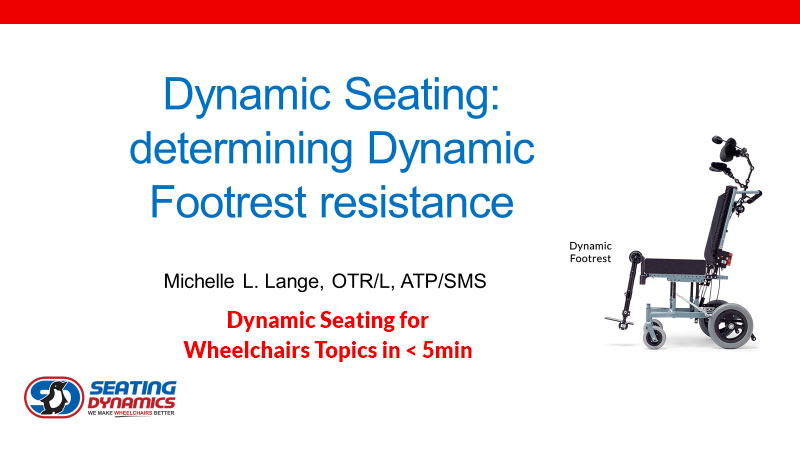 seating dynamics quick class footrest resistance