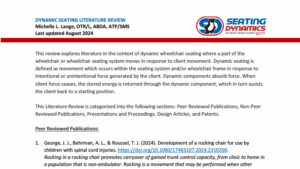 seating dynamics literature review