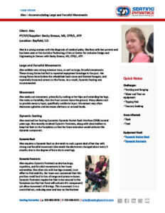 Seating Dynamics Case Study Jozie Rocking Resistance