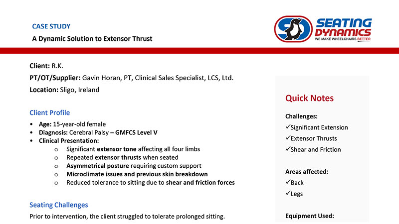 Seating Dynamics Case Study R.K.