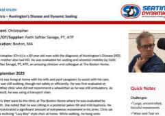 seating dynamics case study chris huntington's disease